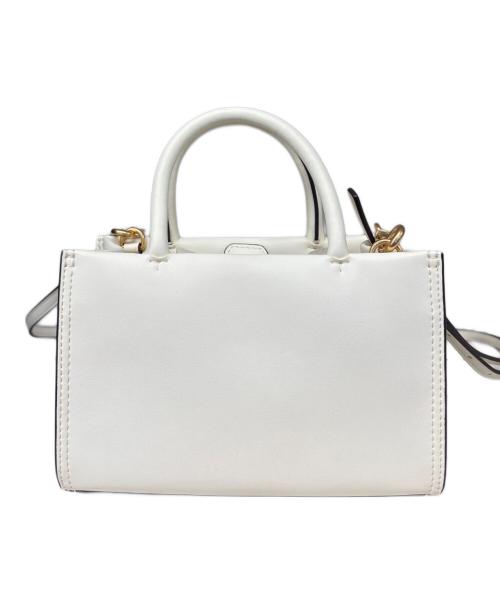 TORY BURCH（トリーバーチ）TORY BURCH (トリーバーチ) 2WAYショルダーバッグ　エラバイオ ホワイトの古着・服飾アイテム