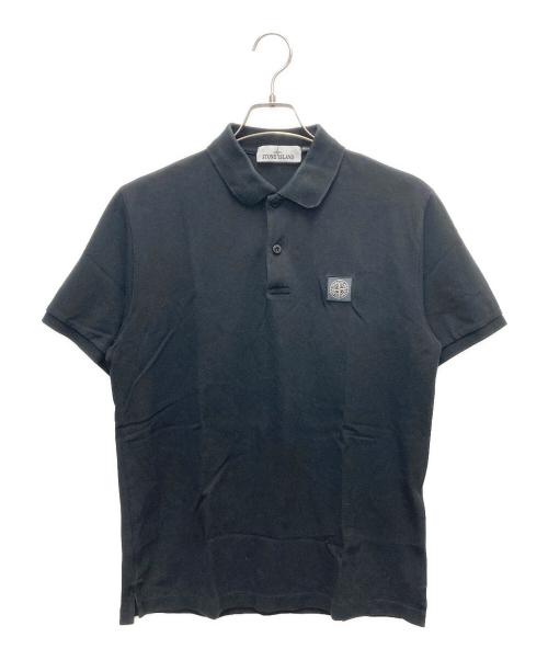 STONE ISLAND（ストーンアイランド）STONE ISLAND (ストーンアイランド) ポロシャツ ブラック サイズ:SIZE Lの古着・服飾アイテム