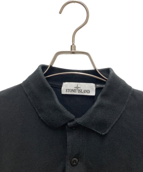 STONE ISLAND（ストーンアイランド）STONE ISLAND (ストーンアイランド) ポロシャツ ブラック サイズ:SIZE Lの古着・服飾アイテム