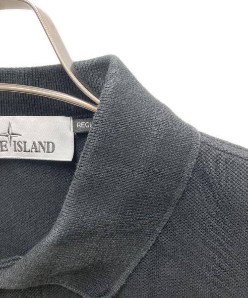 STONE ISLAND（ストーンアイランド）STONE ISLAND (ストーンアイランド) ポロシャツ ブラック サイズ:SIZE Lの古着・服飾アイテム