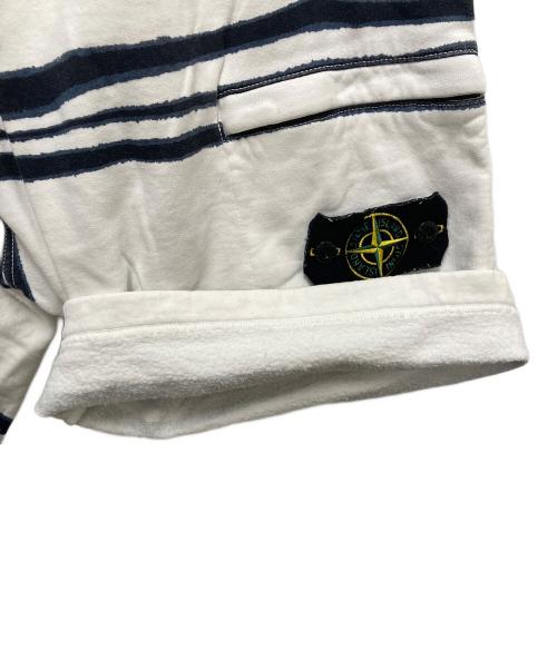 STONE ISLAND（ストーンアイランド）STONE ISLAND (ストーンアイランド) SUPREME (シュプリーム) ハーフパンツ ホワイト サイズ:SIZE Mの古着・服飾アイテム