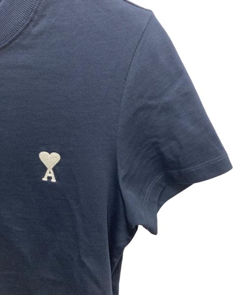 AMI PARIS（アミ パリス）AMI PARIS (アミ パリス) 半袖カットソー ネイビー サイズ:SIZE XSの古着・服飾アイテム