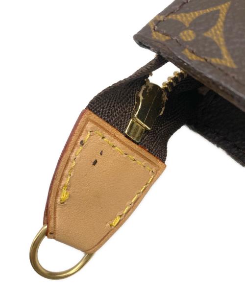 LOUIS VUITTON（ルイ ヴィトン）LOUIS VUITTON (ルイ ヴィトン) バケットPM付属ポーチ ブラウンの古着・服飾アイテム