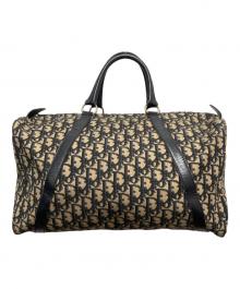 Christian Dior（クリスチャン ディオール）の古着「ミニボストンバッグ　トロッター」｜ベージュ