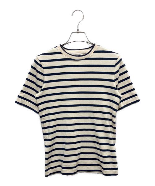 JIL SANDER+（ジルサンダープラス）JIL SANDER+ (ジルサンダープラス) 半袖カットソー アイボリー×ネイビー サイズ:SIZE Sの古着・服飾アイテム