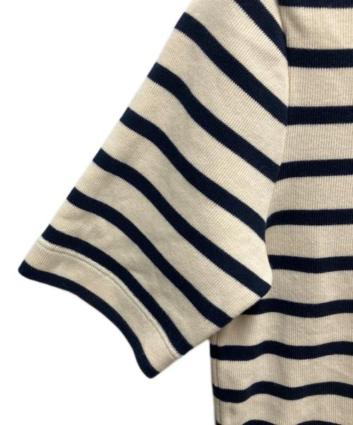 JIL SANDER+（ジルサンダープラス）JIL SANDER+ (ジルサンダープラス) 半袖カットソー アイボリー×ネイビー サイズ:SIZE Sの古着・服飾アイテム