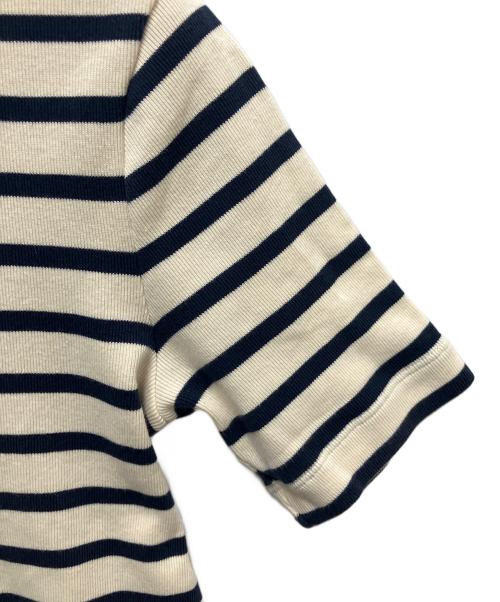 JIL SANDER+（ジルサンダープラス）JIL SANDER+ (ジルサンダープラス) 半袖カットソー アイボリー×ネイビー サイズ:SIZE Sの古着・服飾アイテム