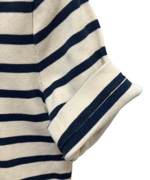 JIL SANDER+（ジルサンダープラス）JIL SANDER+ (ジルサンダープラス) 半袖カットソー アイボリー×ネイビー サイズ:SIZE Sの古着・服飾アイテム