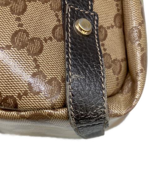 GUCCI（グッチ）GUCCI (グッチ) アビートートバッグ ベージュ×ブラウンの古着・服飾アイテム