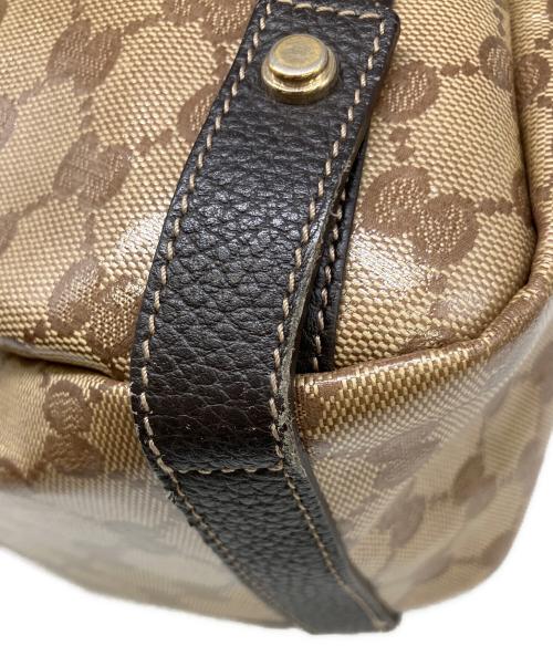 GUCCI（グッチ）GUCCI (グッチ) アビートートバッグ ベージュ×ブラウンの古着・服飾アイテム
