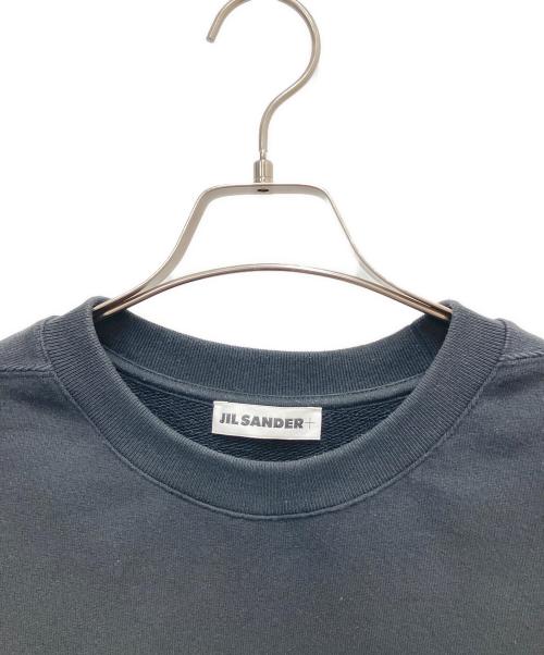JIL SANDER+（ジルサンダープラス）JIL SANDER+ (ジルサンダープラス) S/S SWEAT SHIRTS ブラック サイズ:SIZE XLの古着・服飾アイテム