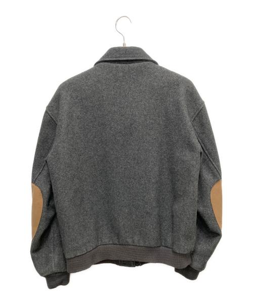 Eddie Bauer（エディーバウアー）Eddie Bauer (エディーバウアー) ウールジャケット グレー サイズ:SIZE Mの古着・服飾アイテム