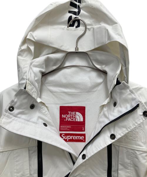 THE NORTH FACE（ザ ノース フェイス）THE NORTH FACE (ザ ノース フェイス) SUPREME (シュプリーム) ナイロンジャケット ホワイト サイズ:SIZE Lの古着・服飾アイテム
