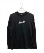 MONCLERモンクレール）の古着「長袖カットソー」｜ブラック