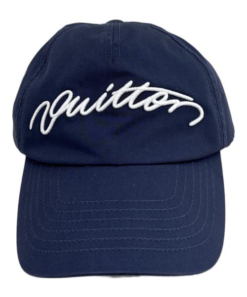 LOUIS VUITTON（ルイ ヴィトン）LOUIS VUITTON (ルイ ヴィトン) キャップ　シグネチャー ネイビー サイズ:SIZESの古着・服飾アイテム