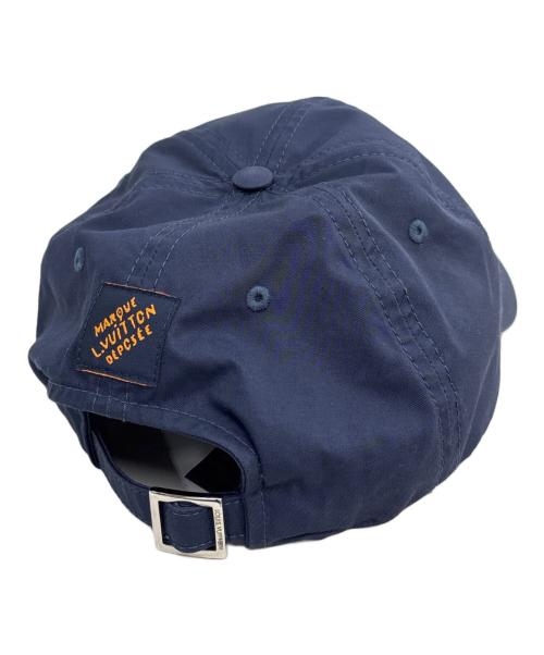 LOUIS VUITTON（ルイ ヴィトン）LOUIS VUITTON (ルイ ヴィトン) キャップ　シグネチャー ネイビー サイズ:SIZESの古着・服飾アイテム