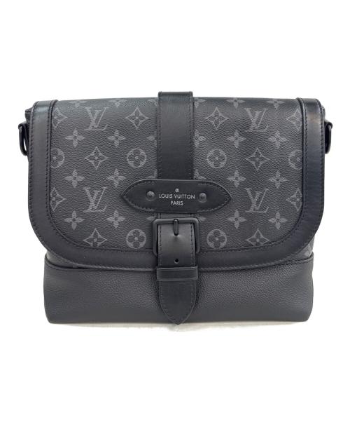 LOUIS VUITTON（ルイ ヴィトン）LOUIS VUITTON (ルイ ヴィトン) モノグラム・エクリプス キャンバス　ソミュール・メッセンジャー　 ブラックの古着・服飾アイテム
