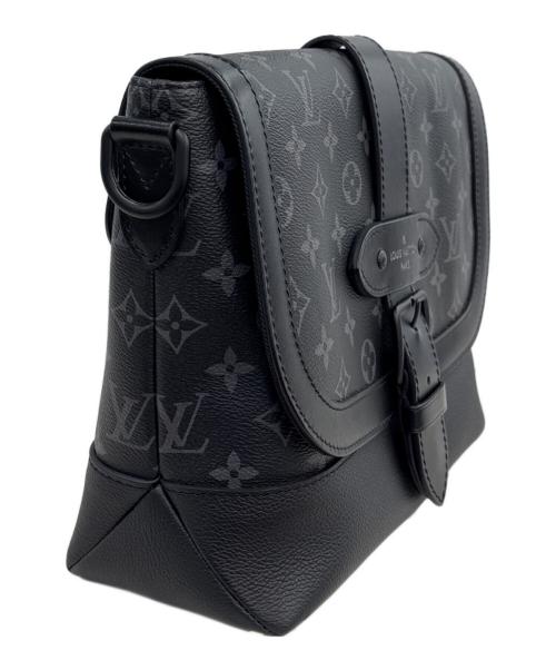 LOUIS VUITTON（ルイ ヴィトン）LOUIS VUITTON (ルイ ヴィトン) モノグラム・エクリプス キャンバス　ソミュール・メッセンジャー　 ブラックの古着・服飾アイテム