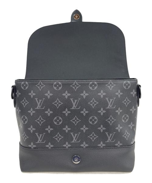LOUIS VUITTON（ルイ ヴィトン）LOUIS VUITTON (ルイ ヴィトン) モノグラム・エクリプス キャンバス　ソミュール・メッセンジャー　 ブラックの古着・服飾アイテム