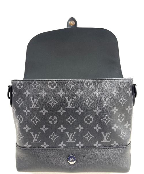 LOUIS VUITTON（ルイ ヴィトン）LOUIS VUITTON (ルイ ヴィトン) モノグラム・エクリプス キャンバス　ソミュール・メッセンジャー　 ブラックの古着・服飾アイテム