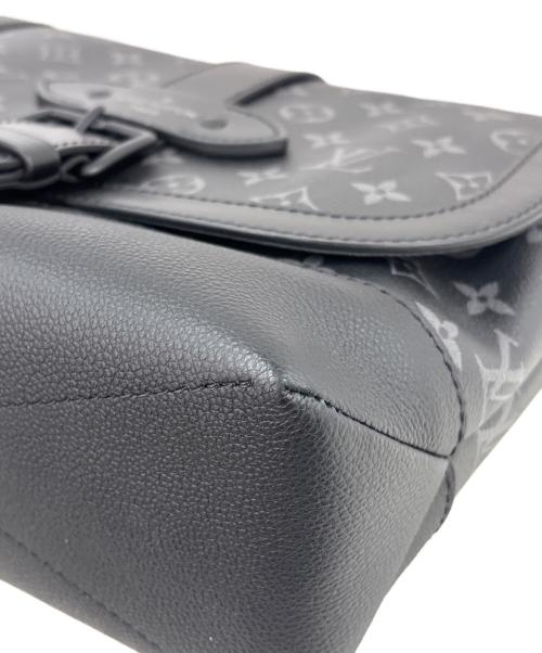 LOUIS VUITTON（ルイ ヴィトン）LOUIS VUITTON (ルイ ヴィトン) モノグラム・エクリプス キャンバス　ソミュール・メッセンジャー　 ブラックの古着・服飾アイテム
