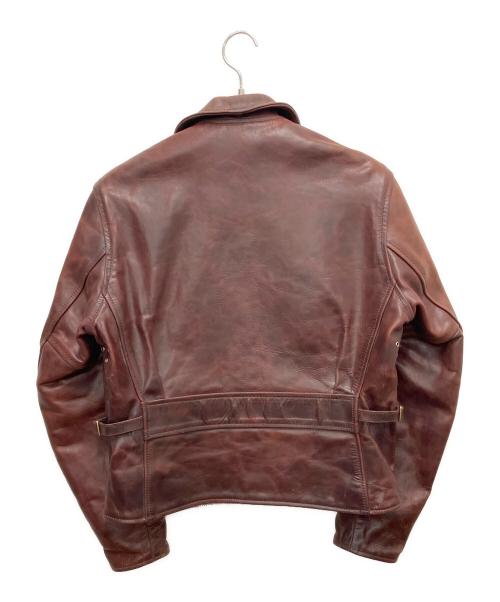 Aero LEATHER（エアロレザー）Aero LEATHER (エアロレザー) レザージャケット ブラウン サイズ:SIZE 34の古着・服飾アイテム