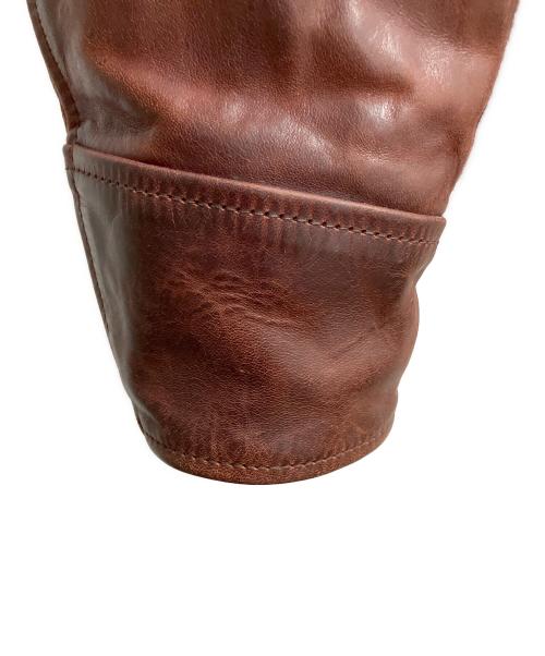 Aero LEATHER（エアロレザー）Aero LEATHER (エアロレザー) レザージャケット ブラウン サイズ:SIZE 34の古着・服飾アイテム