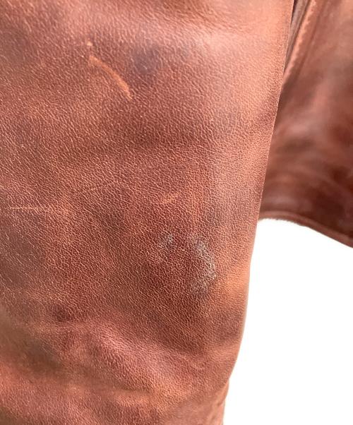 Aero LEATHER（エアロレザー）Aero LEATHER (エアロレザー) レザージャケット ブラウン サイズ:SIZE 34の古着・服飾アイテム
