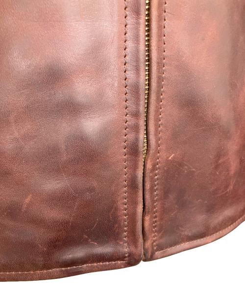 Aero LEATHER（エアロレザー）Aero LEATHER (エアロレザー) レザージャケット ブラウン サイズ:SIZE 34の古着・服飾アイテム