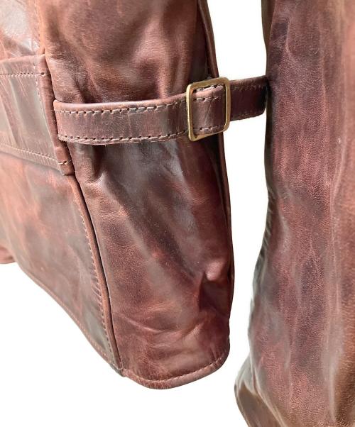 Aero LEATHER（エアロレザー）Aero LEATHER (エアロレザー) レザージャケット ブラウン サイズ:SIZE 34の古着・服飾アイテム
