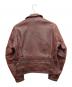 Aero LEATHER (エアロレザー) レザージャケット ブラウン サイズ:SIZE 34：40000円