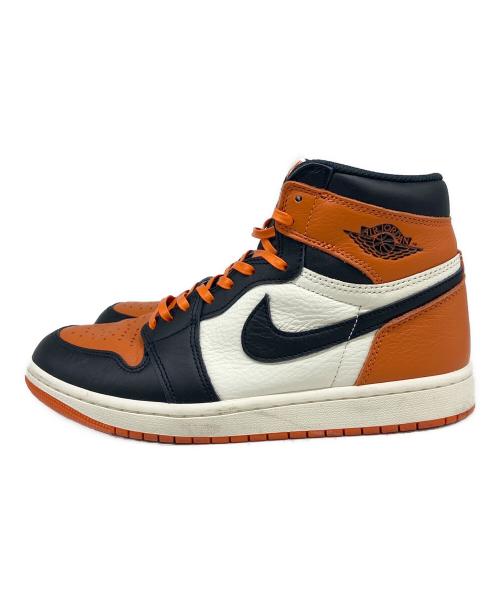 NIKE（ナイキ）NIKE (ナイキ) Air Jordan 1 Retro High OG ホワイト×オレンジ サイズ:SIZE 26cmの古着・服飾アイテム
