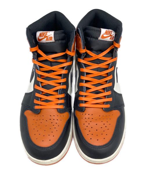 NIKE（ナイキ）NIKE (ナイキ) Air Jordan 1 Retro High OG ホワイト×オレンジ サイズ:SIZE 26cmの古着・服飾アイテム
