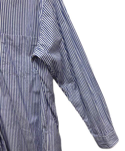 PLAY COMME des GARCONS（プレイコムデギャルソン）PLAY COMME des GARCONS (プレイコムデギャルソン) 長袖シャツ ブルー×ホワイト サイズ:SIZE Lの古着・服飾アイテム