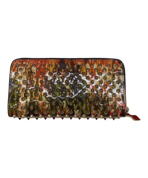 Christian Louboutin（クリスチャン・ルブタン）Christian Louboutin (クリスチャン・ルブタン) 長財布 ホワイト×グリーンの古着・服飾アイテム