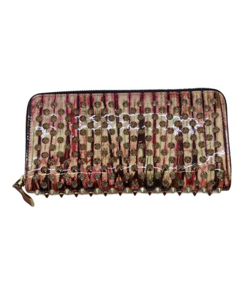 Christian Louboutin（クリスチャン・ルブタン）Christian Louboutin (クリスチャン・ルブタン) 長財布 ホワイト×グリーンの古着・服飾アイテム