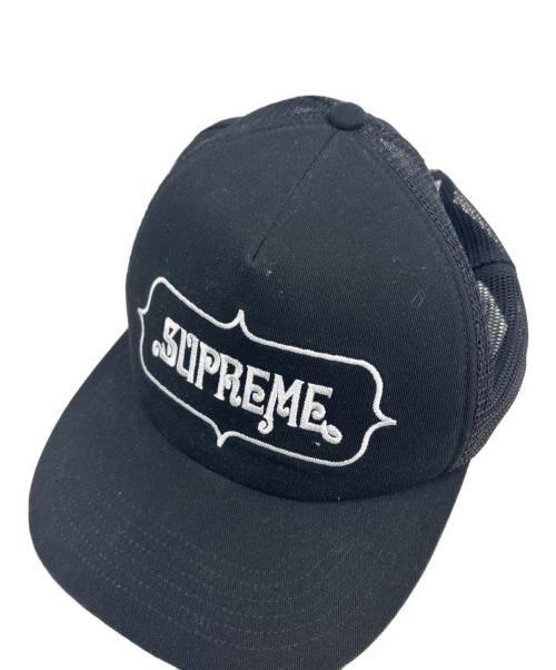 SUPREME（シュプリーム）Supreme (シュプリーム) キャップ ブラックの古着・服飾アイテム