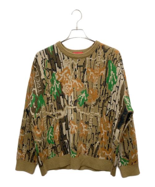 SUPREME（シュプリーム）SUPREME (シュプリーム) 厚手ニット ブラウン サイズ:SIZE Lの古着・服飾アイテム