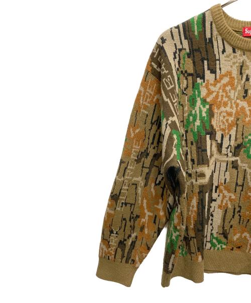 SUPREME（シュプリーム）SUPREME (シュプリーム) 厚手ニット ブラウン サイズ:SIZE Lの古着・服飾アイテム