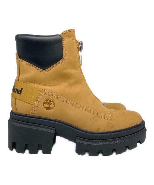 Timberland（ティンバーランド）Timberland (ティンバーランド) EVERLEIGH FRONT ZIP BOOT ベージュ サイズ:SIZE 23cmの古着・服飾アイテム