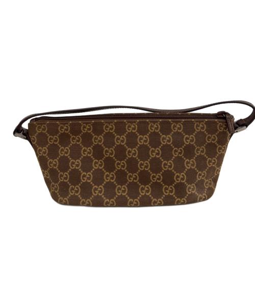 GUCCI（グッチ）GUCCI (グッチ) アクセサリーポーチ ブラウンの古着・服飾アイテム
