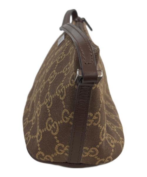 GUCCI（グッチ）GUCCI (グッチ) アクセサリーポーチ ブラウンの古着・服飾アイテム