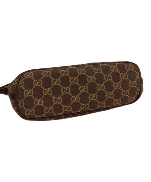 GUCCI（グッチ）GUCCI (グッチ) アクセサリーポーチ ブラウンの古着・服飾アイテム