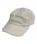 Supreme（シュプリーム）の古着「Frayed Croc Denim Camp Cap」｜ホワイト