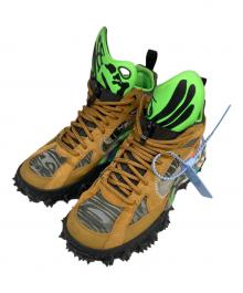 NIKE×OFFWHITE（ナイキ×オフホワイト）の古着「Air Terra Forma "Wheat and Green Strike"」｜グリーン×ベージュ