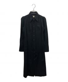 DRIES VAN NOTEN（ドリスヴァンノッテン）の古着「シャツワンピース」｜ブラック
