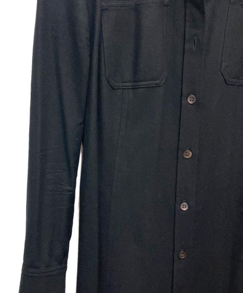 DRIES VAN NOTEN（ドリスヴァンノッテン）DRIES VAN NOTEN (ドリスヴァンノッテン) シャツワンピース ブラック サイズ:SIZE 36の古着・服飾アイテム