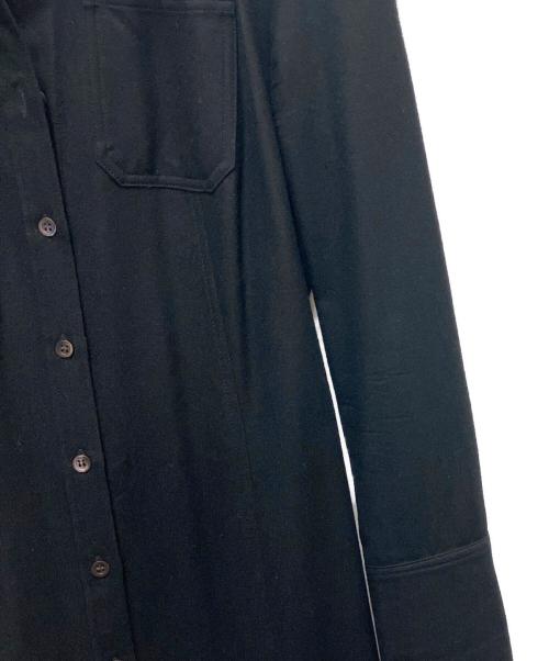 DRIES VAN NOTEN（ドリスヴァンノッテン）DRIES VAN NOTEN (ドリスヴァンノッテン) シャツワンピース ブラック サイズ:SIZE 36の古着・服飾アイテム