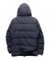 AKM (エーケーエム) スタンドネックレイヤードダウンジャケット ネイビー サイズ:SIZE XXL：10000円