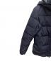 中古・古着 AKM (エーケーエム) スタンドネックレイヤードダウンジャケット ネイビー サイズ:SIZE XXL：10000円
